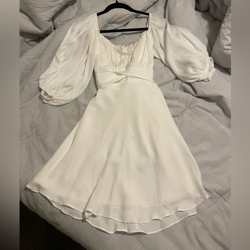 selfie leslie white dress